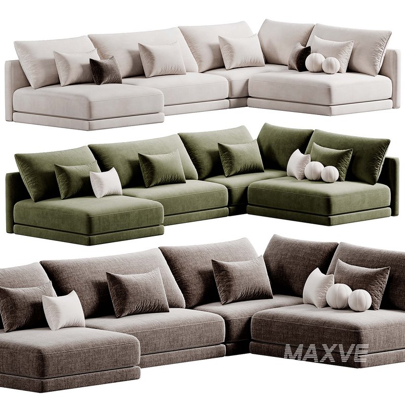 Katarina Corner Couch Sofa By Blanche - Image 5