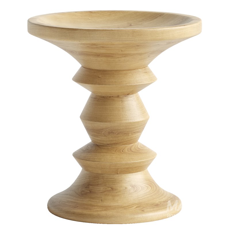 Eames Turned Stool Shape C - Image 1