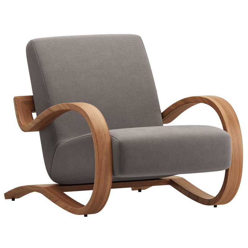 Herbin Leather Lounge Chair - Image 2