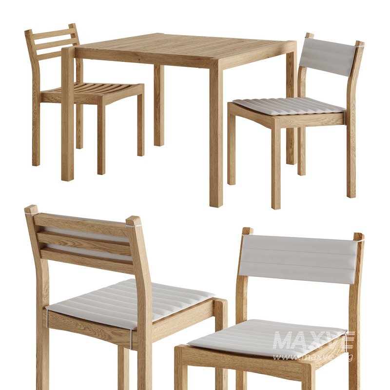 AH902 and AH501 Outdoor Dining Set by Carl Hansen - Image 2