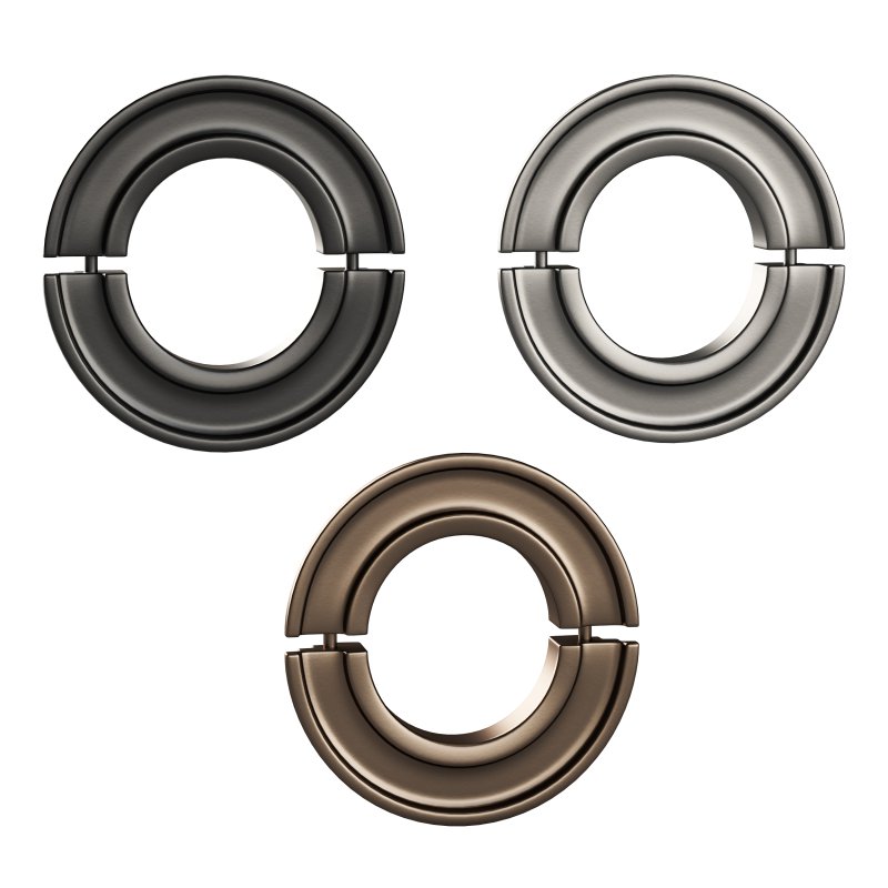 Black Radiator Pipe Flanges Aluminum Escutcheon Ring Plate - Image 11