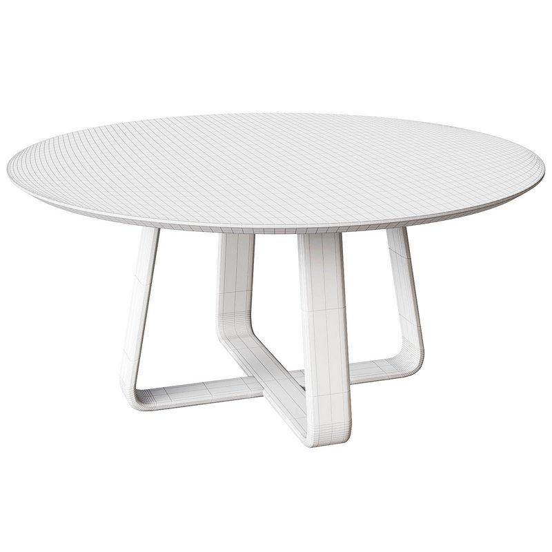 Russo Round Dining Table 160cm – Oak - Image 4