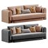 Form Camel Performance Velvet Sofa - Thumbnail 2
