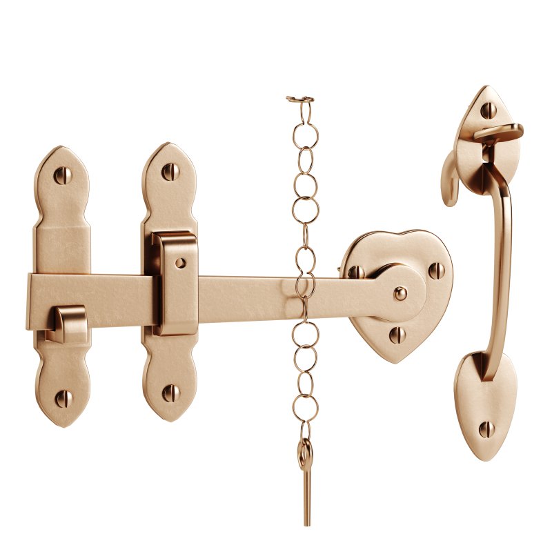Bathroom Door Lock Latch - Image 1