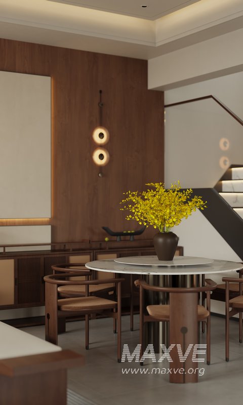 Chinese Living Room Dining Room - Image 5