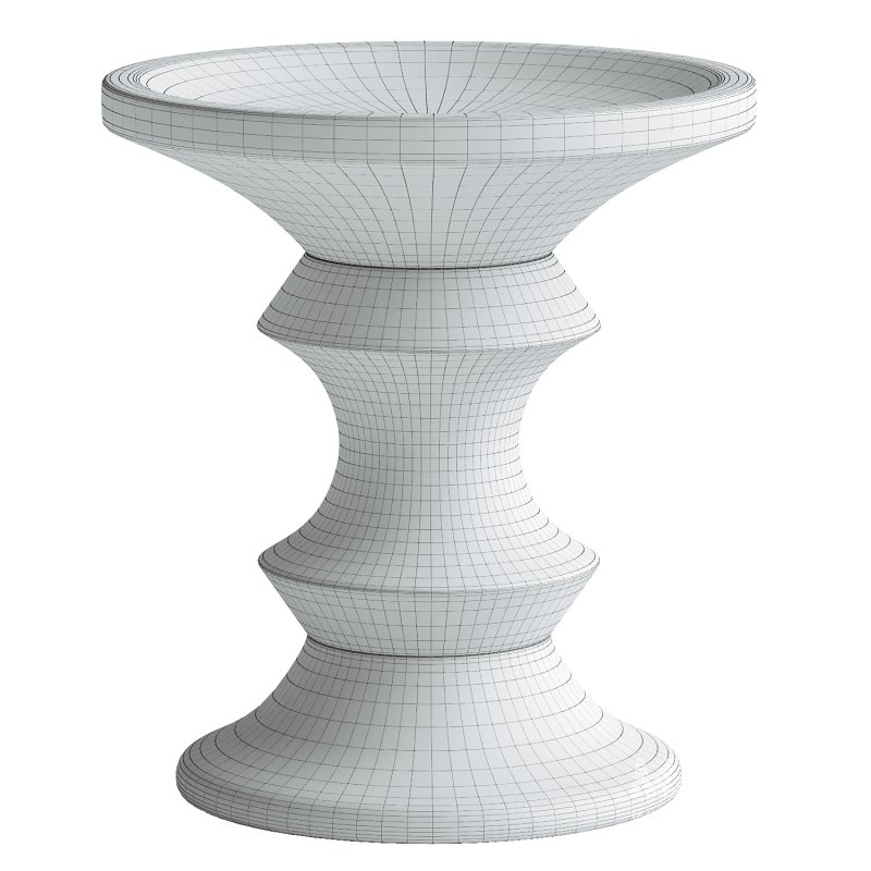 Eames Turned Stool Shape A - Image 2