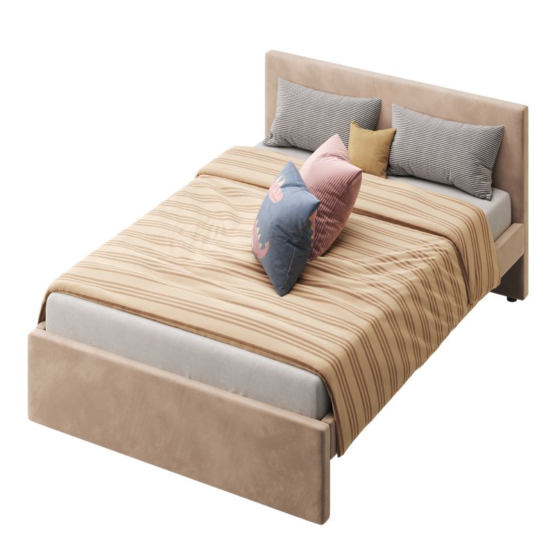 Upholstered bed frame - Image 11