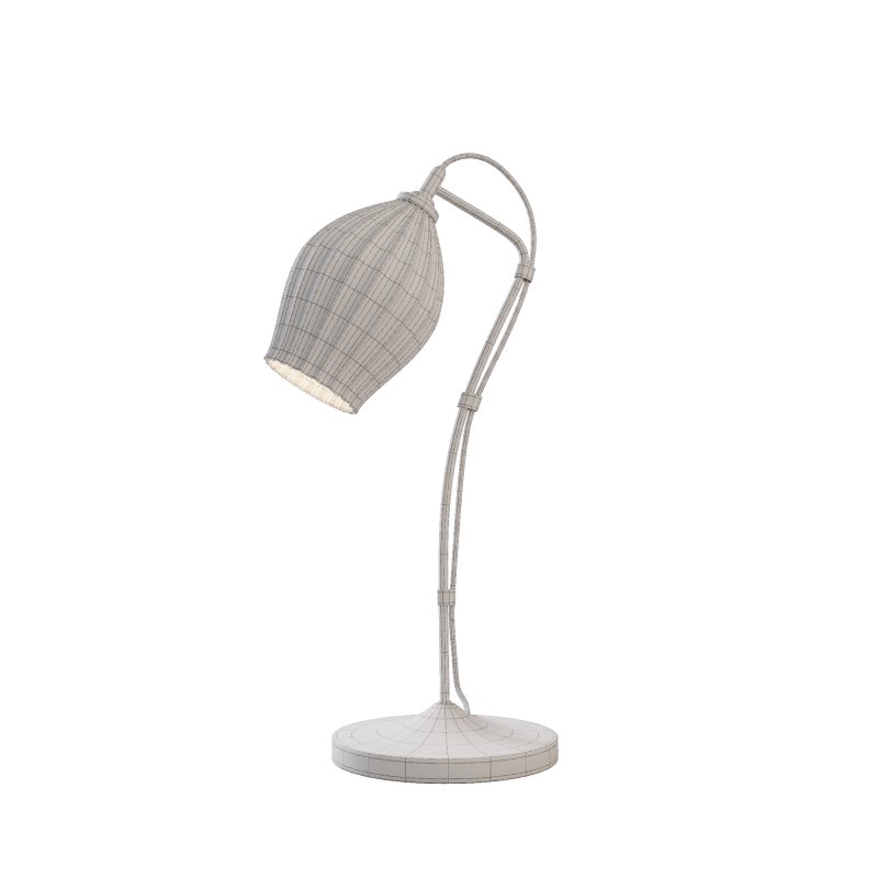 Ceramic Ribbed Table Lamp - Image 3