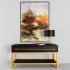 Console Table and Decor Painting of Autumn Trees - Thumbnail 1