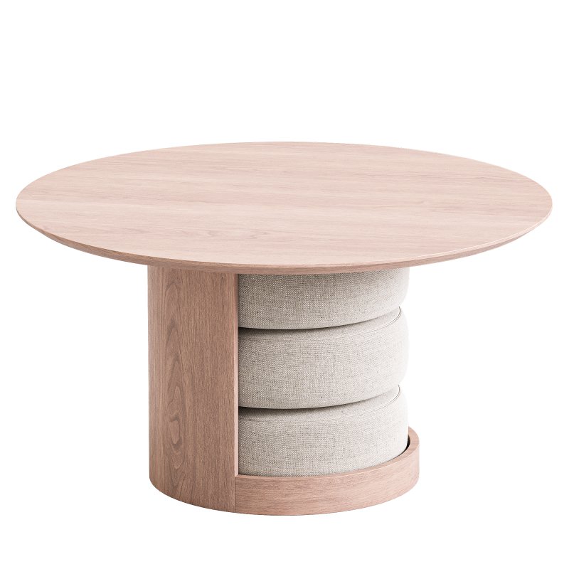 Mette Coffee Table with Stools - Image 1