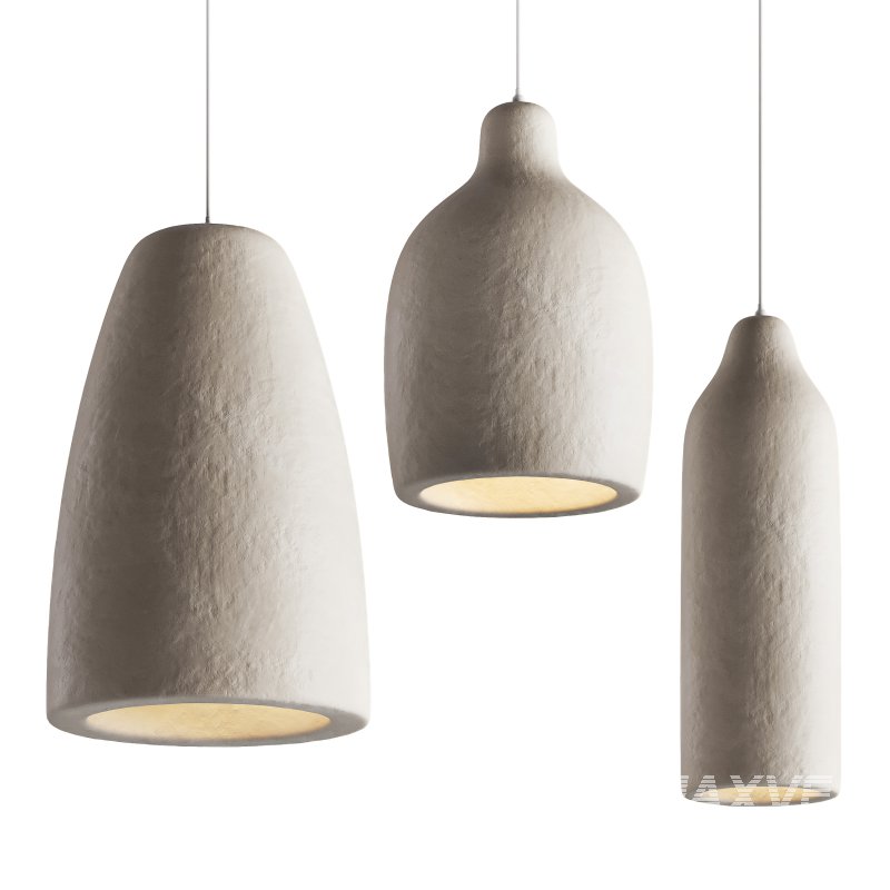 Japanese Style Wabi-sabi Pendant Light by DLSixYi - Image 5