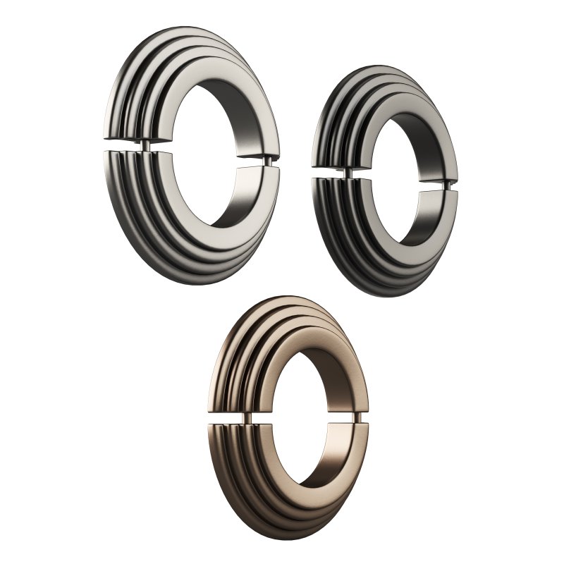 Black Radiator Pipe Flanges Aluminum Escutcheon Ring Plate - Image 5