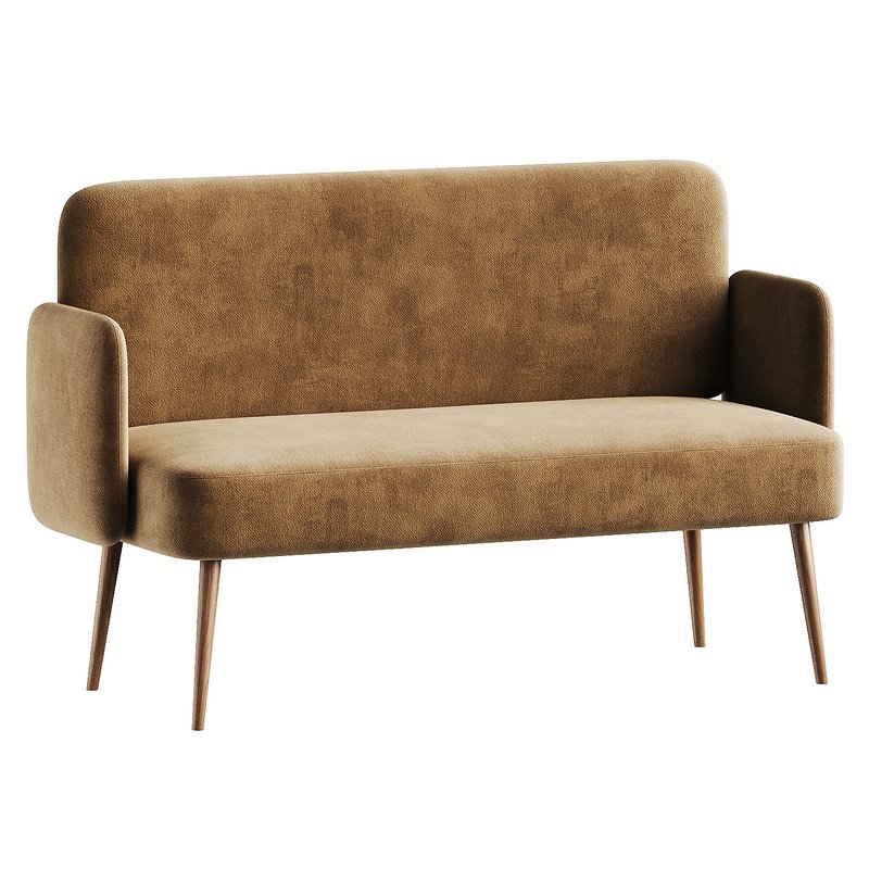 velvet sofa - Image 1
