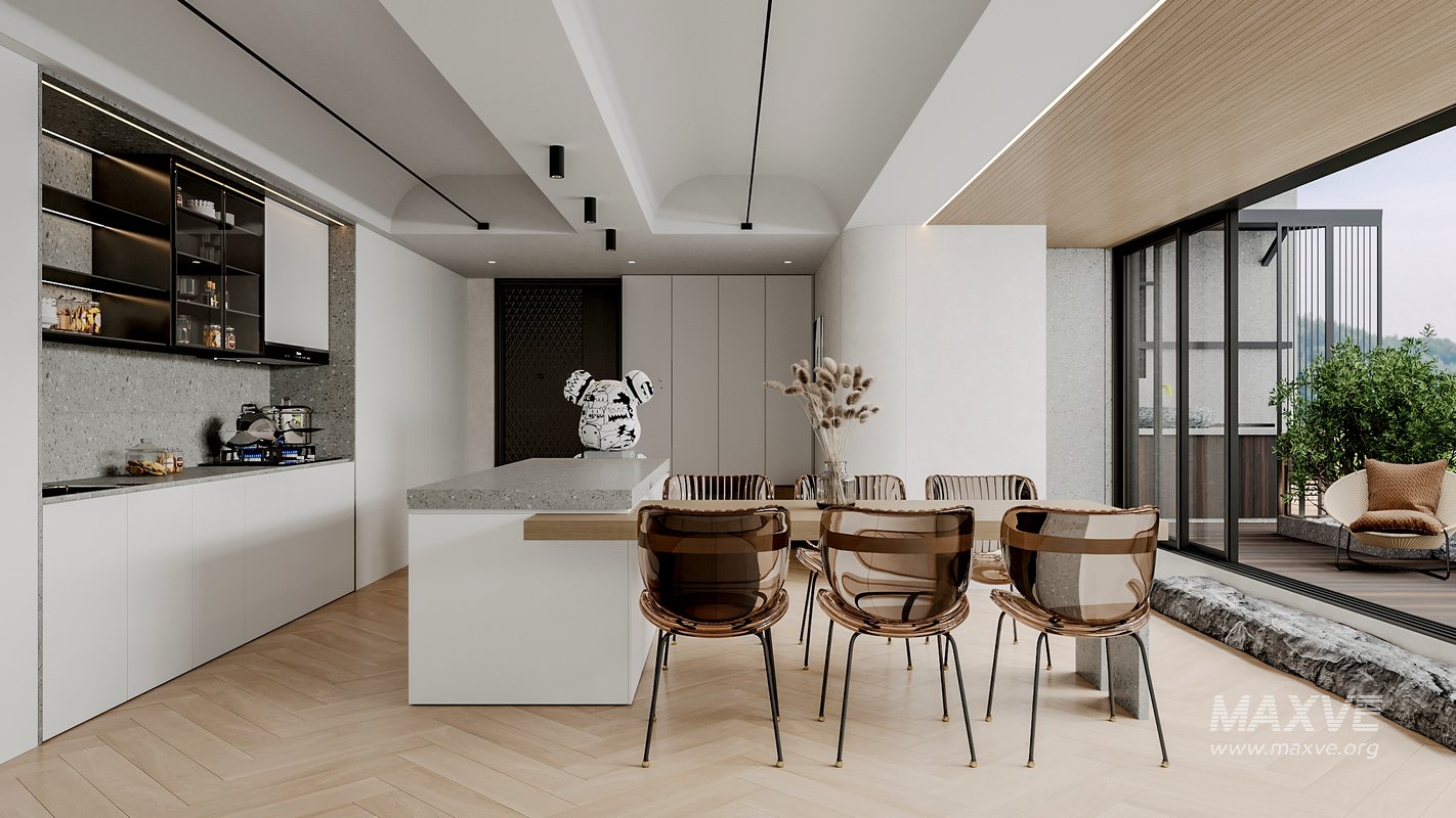 Dining Room Kitchen Courtyard - Image 1