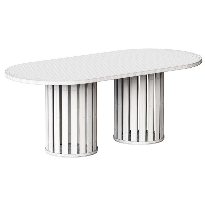 Benson Dining Table 200cm – Oak - Image 5