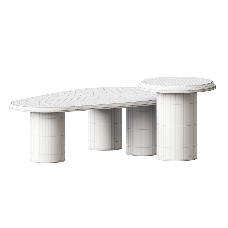 Columns Nesting Coffee Table Set - Image 1