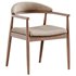 Modrest Cohen Walnut Dining Chair - Thumbnail 4