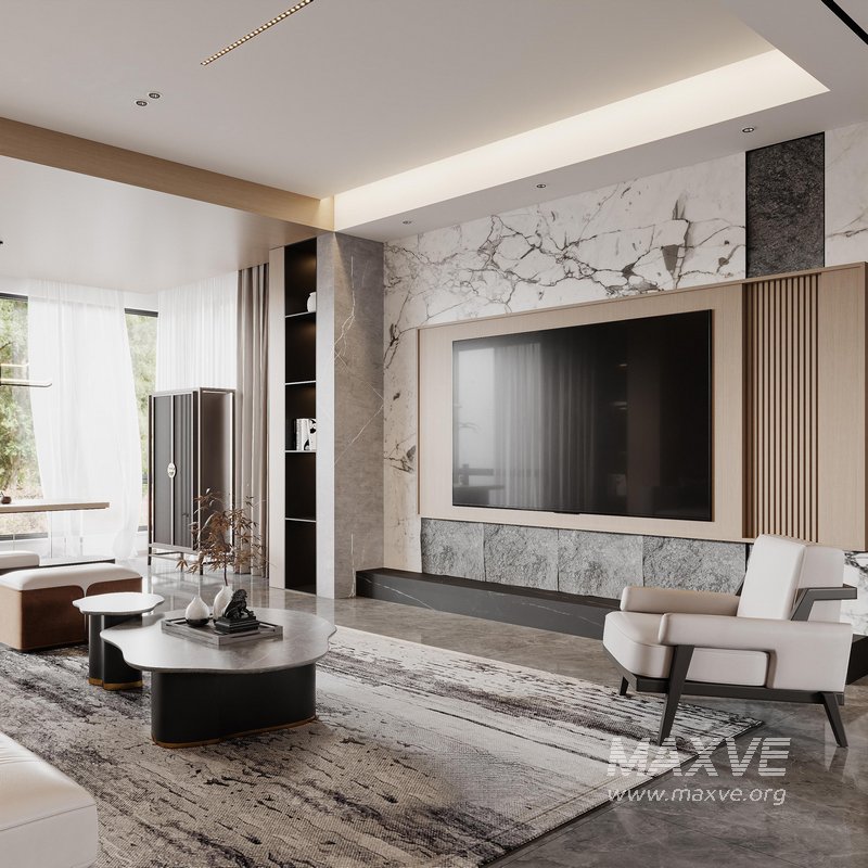 Chinese Living Room Dining Room Bedroom - Image 6