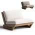 SUNSET TEAK OUTDOOR LOUNGE CHAIR - Thumbnail 1