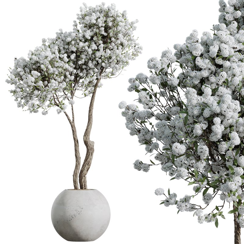 AV Tropez Planter Cherry Blossom Decorative Tree - Image 1