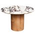 Tamara Marble Ceramic Round Dinette Table - Thumbnail 4