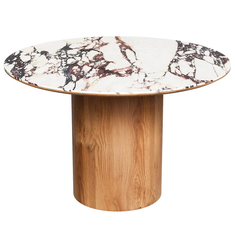 Tamara Marble Ceramic Round Dinette Table - Image 4