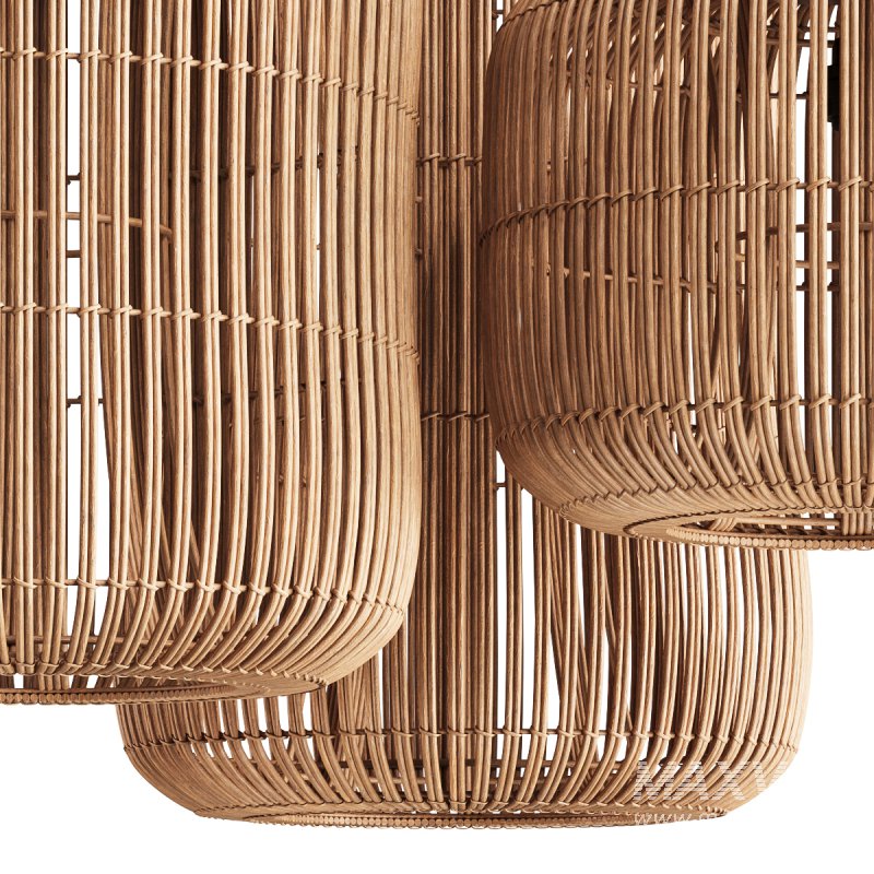 Natural Rattan Lamp by dBodhi Barrel - Image 4