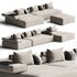 CINDER BLOCK modular sofa 1-2 - Thumbnail 1