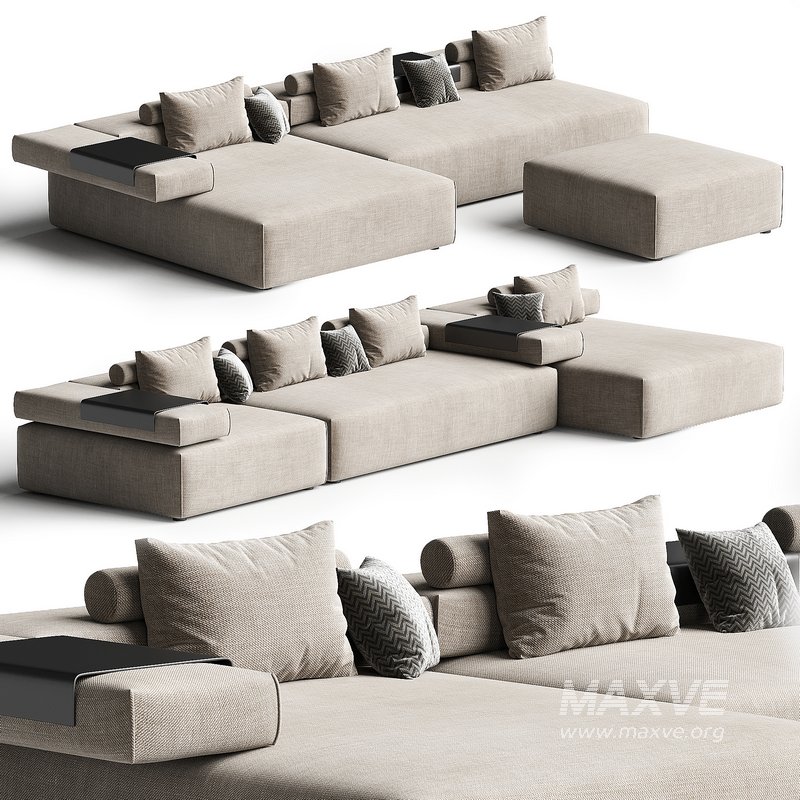 CINDER BLOCK modular sofa 1-2 - Image 1