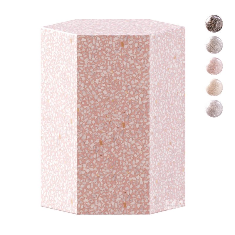 ZO? premium terrazzo pink end table - Image 4