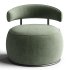 Swivel Armchair Barrel Accent Chair - Thumbnail 4