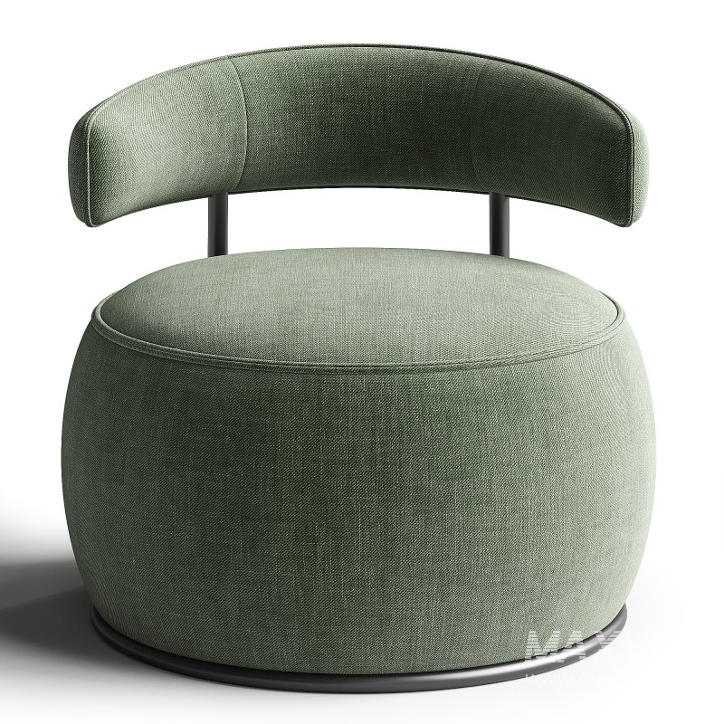 Swivel Armchair Barrel Accent Chair - Image 4