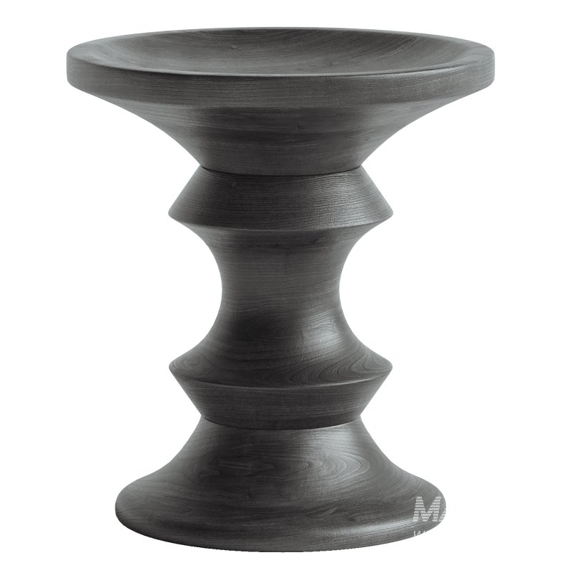 Eames Turned Stool Shape A - Image 3