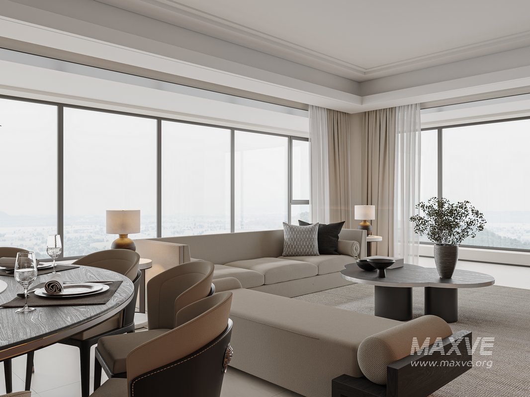 Chinese Living Room Dining Room - Image 5