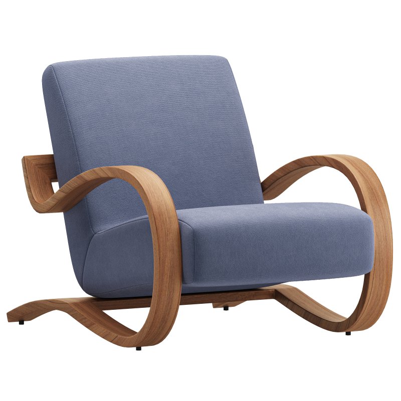 Herbin Leather Lounge Chair - Image 3