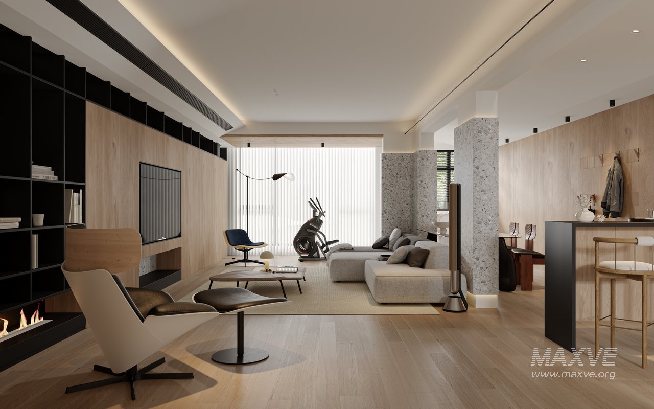 Living Room Dining Room Kitchen - Image 3