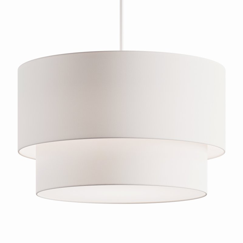 Modern Suspension Dual Drum Fabric Light - Image 6