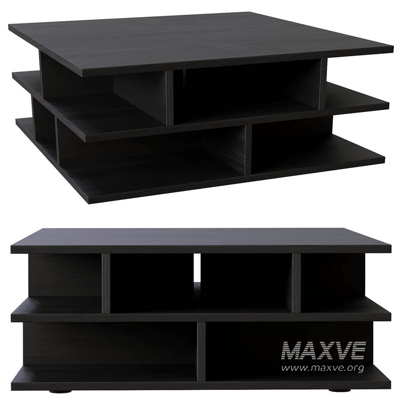 Mille-Feuille Coffee Table Black - Image 2