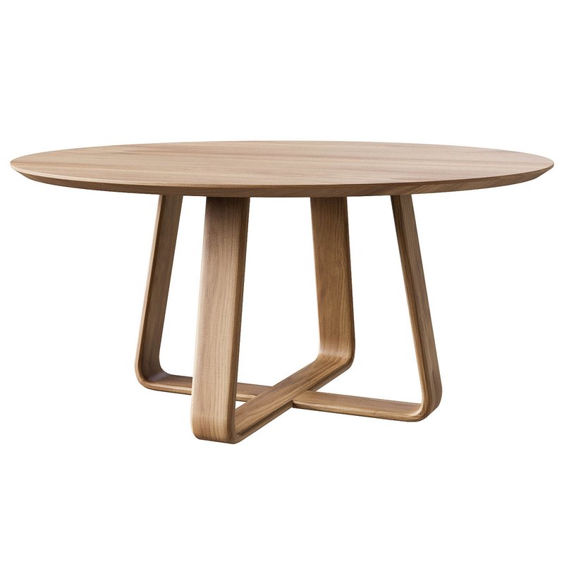 Russo Round Dining Table 160cm – Oak - Image 1