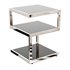 Contemporary Black Glass Side Table - Thumbnail 3