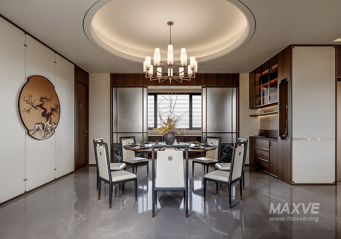 Chinese Living Room Dining Room - Image 5