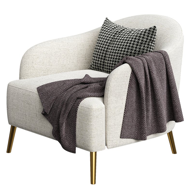 ISABEL | Fabric armchair By Minimomassimo - Image 2