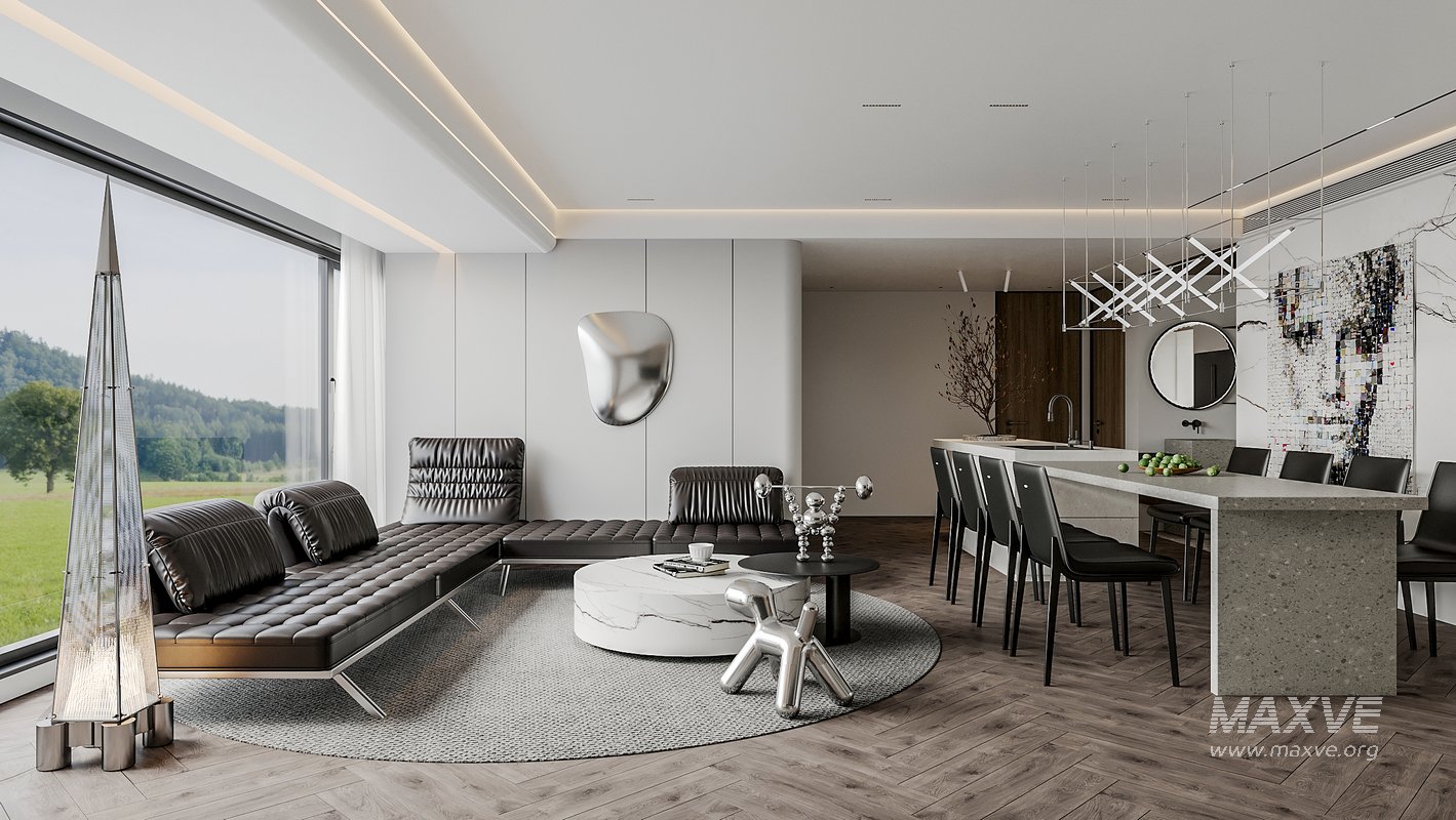 Living Room Dining Room Kitchen - Image 9