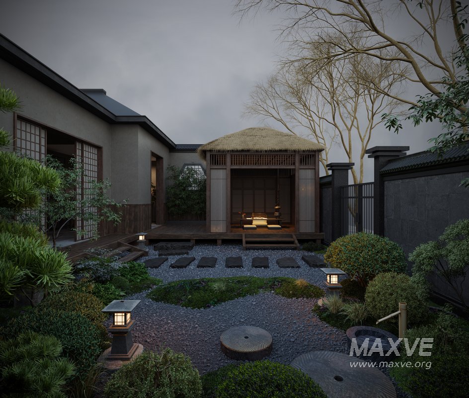 chinese courtyard tea room - Image 5