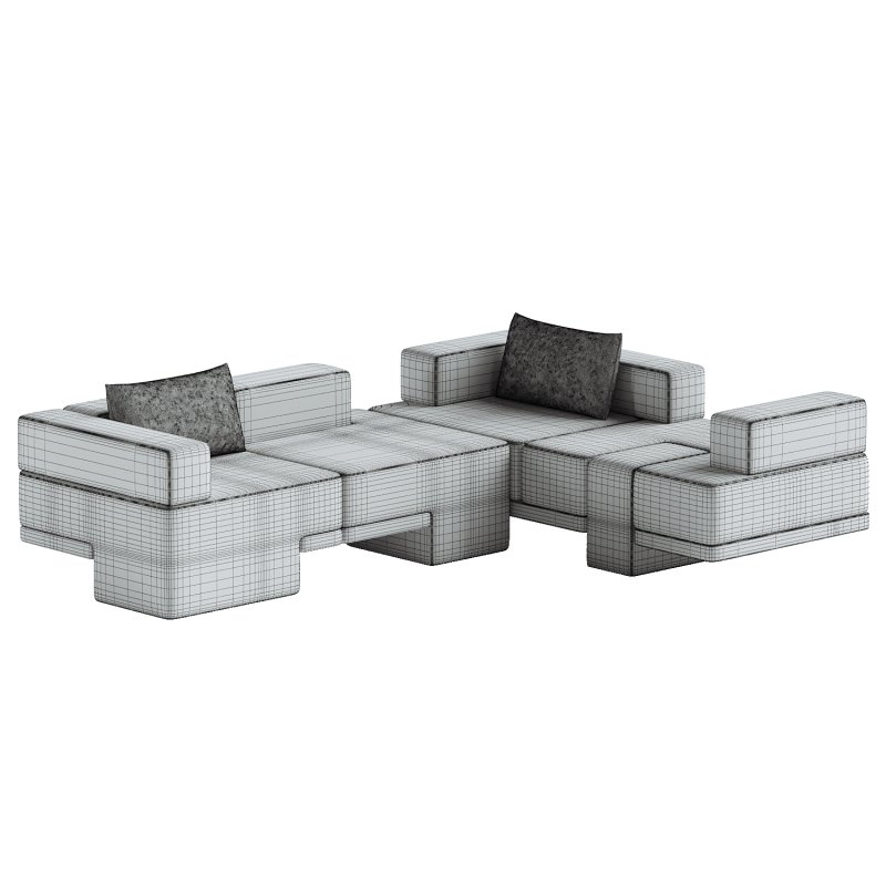 Sarsen 3 Seater Chaise Sectional - Image 4