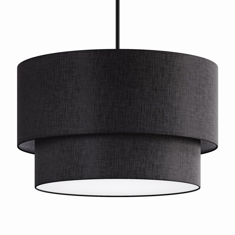 Modern Suspension Dual Drum Fabric Light - Image 5