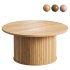 Hyde Natural Round Coffee Table - Thumbnail 1