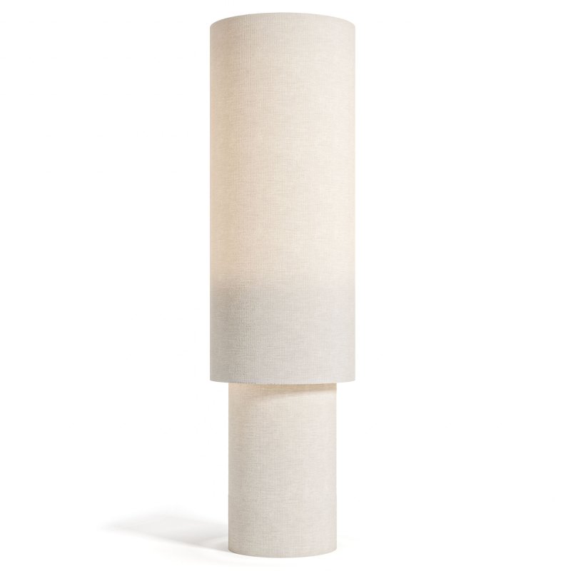 H M Fabric and Metal Floor Lamp - Image 4