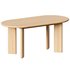 Oval Wood Dining Table - Thumbnail 1