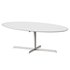 Oval glass dining table - Thumbnail 2
